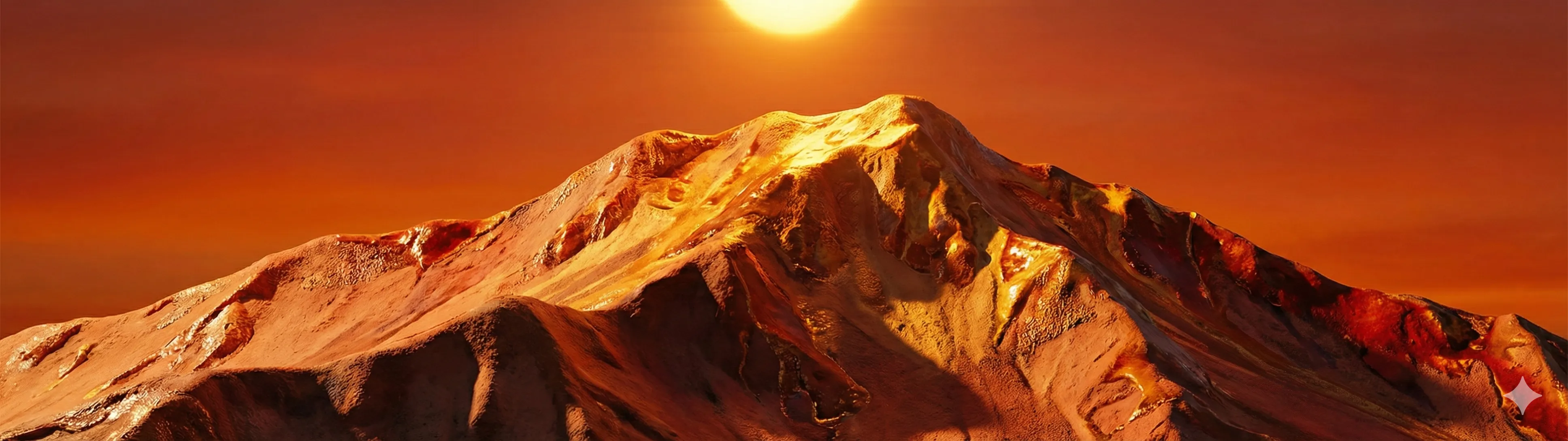 2026 丙午 Annual Horoscope for 戊 Earth visualization, symbolizing the transformation of thick earth being fired into porcelain under the intense sun.