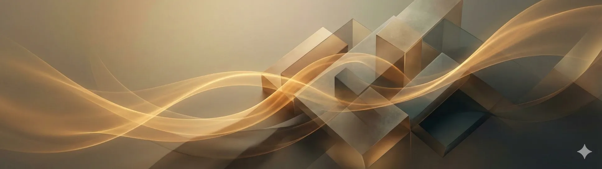 Abstract golden light flowing through geometric structures, symbolizing the Wealth Star energy and connection to the material world in Bazi.